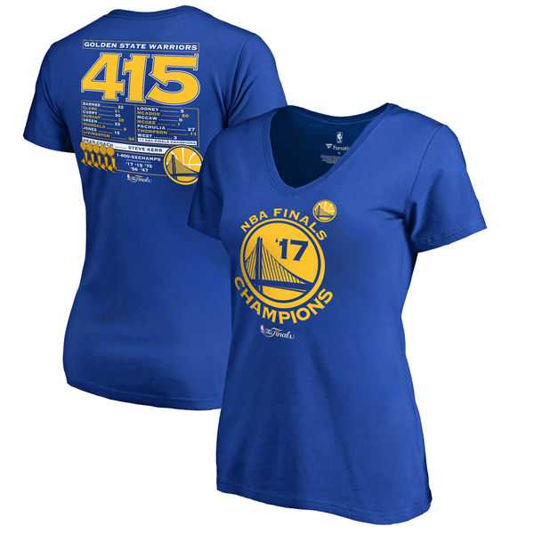 Women's Golden State Warriors 2017 NBA Champions Royal T-Shirt FengYun,We sell and wholesale Women's Golden State Warriors 2017 NBA Champions Royal T-Shirt FengYun on line form chian!